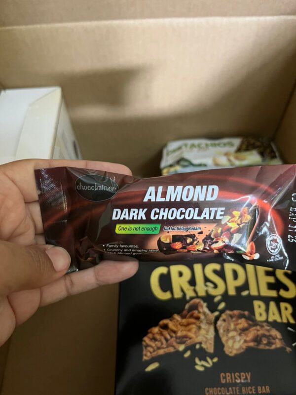 CHOCOTAINER ALMOND DARK CHOCOLATE BAR - Image 2
