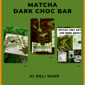 MATCHA DARK CHOCOLATE BAR BY CHOCOTAINER